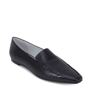 The Row minimalist black leather loafers size 36.5